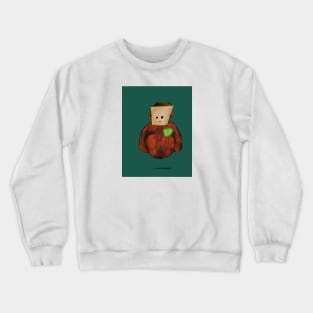 Teddy and his glowing heart Crewneck Sweatshirt